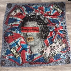 Punk ISO Vivienne Westwood Silk Union Jack Large Scarf